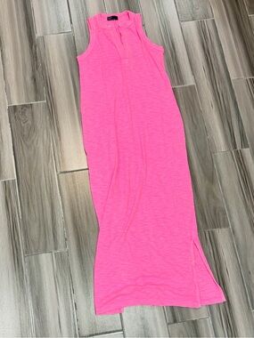 GAP Hot Pink Sleeveless Maxi Dress